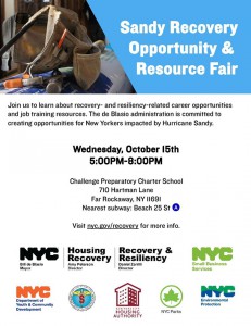 Sandy Recovery Opportunity and Resource Fair @ Challenge Preparatory Charter School | New York | United States