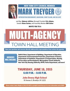 BENSONHURST, GRAVESEND, CONEY ISLAND, AND SEA GATE - Multi-Agency Town Hall @ John Dewey High School | New York | United States