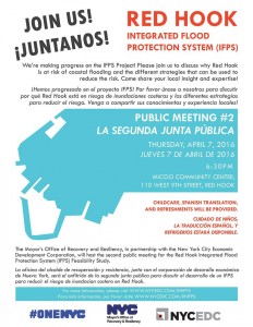 Red Hook Integrated Flood Protection System (IFPS) Feasibility Study - Public Meeting #2 @ Miccio Community Center | New York | United States